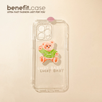 Benefit Japan-ROK cute weaters apply Apple 13promax mobile phone shell cartoon iphone12mini transparent xsmax teenage girl xr original 8plu