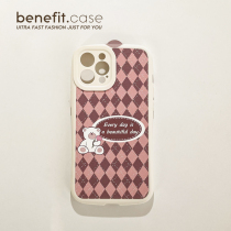 Benefit Japan-ROK Katumbinger Cubs apply Apple 13promax mobile phone shell minimalist iphone12mini cute xsmax grain xr silicone 8pl