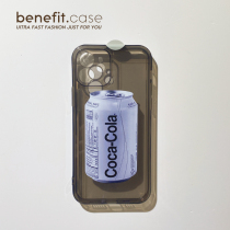 Benefit Chauffins Wind Creativity Coke applies Apple 13promax mobile phone shell iphone12mini protective sleeve xsmax personality xr transparent 8p