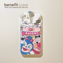 Benefit cartoon bread Superman applies Apple 13promax full pack mobile phone shell iphone12mini protective sleeve xsmax soft shell xr idea 8plu