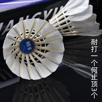 Guangyu No 6 durable badminton water duck unilateral family entertainment arena training badminton 12 packs