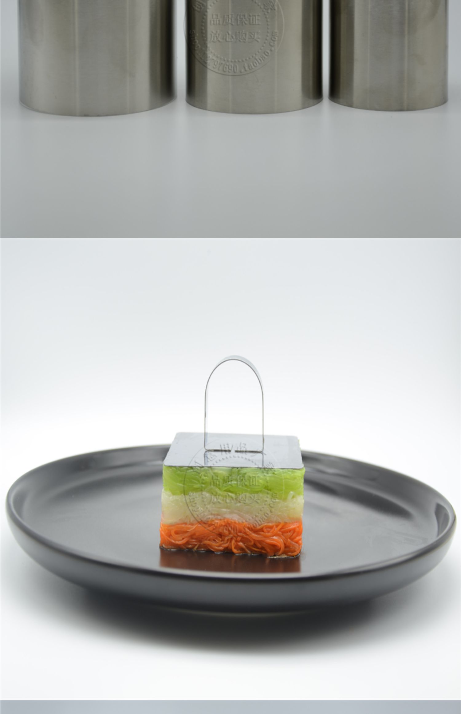 冷菜不锈钢造型菜模具摆盘造型模具凉菜模具慕斯圈模盘饰创意菜模