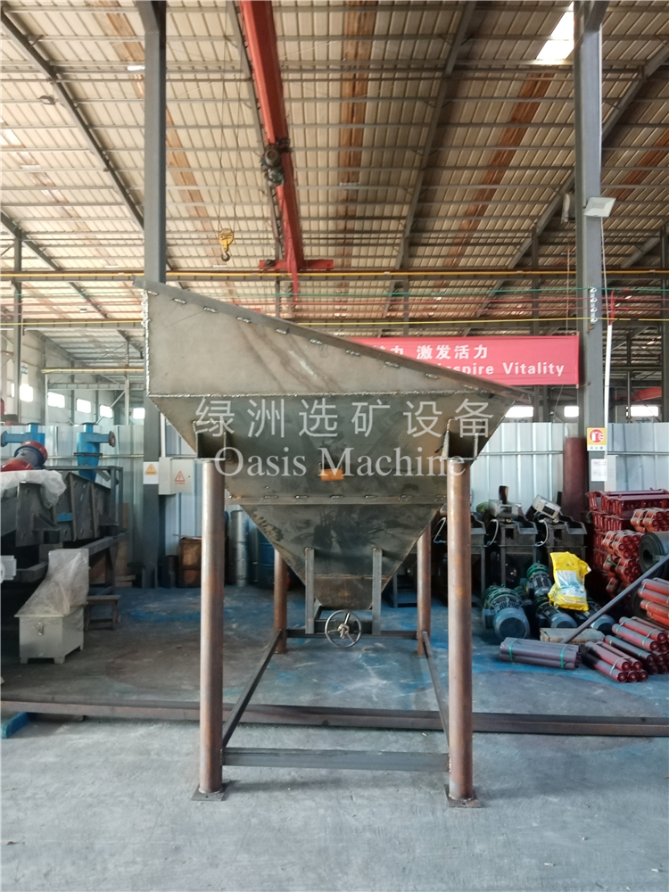 洗沙设备 沙石储料仓 矿料下料仓 建筑工地给料机 方形锥形料斗