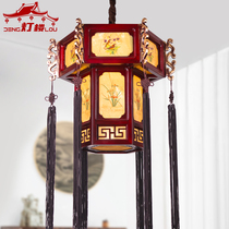 Chinese antique palace lantern solid wood lantern Teahouse temple ancestral hall hot pot restaurant advertising decoration hanging lamps