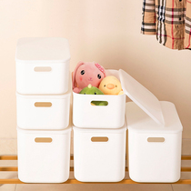 Flexion storage box hanger with cover plastic sundries snacks Tabletop Makeup containing basket Storage Clothing Finishing Box