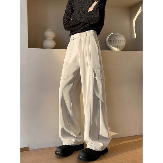 Summer and autumn connection American large size splicing large pocket high quality small trousers for men K5627
Summer and autumn connection American large size splicing large pocket high quality small trousers for men K5627