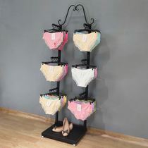 Lingerie Shelf Show Rack Bra Underwear Floor Display Case Lingerie Shop Hanging Shorts Leaning Against Wall Multilayer Bra Shelving
