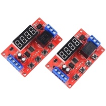 Time - delay relay module 5V12V24V timely programmable optical coupling isolation pulse circulation electric trigger