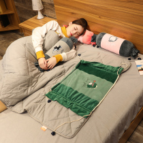 Candy Holding Pillow Quilt Double Purpose Cute Cylindrical Strip Pillow Sleeping Clip Legs Office On-board Air Conditioning Quilted