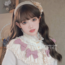 Mouthwash Wig Lady Water Ripple Han Style Natural 100 lap jk Volume Realistic Lolita Repair Face Mesh Red Full Headgear