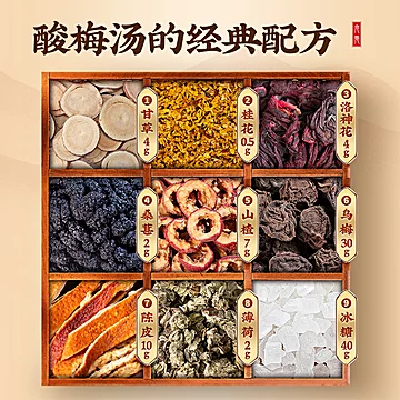 【食蕴者】乌梅干酸梅汤原料250g[5元优惠券]-寻折猪