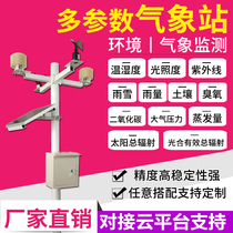 Weather station Agricultural small weather station Monitoring station Outdoor campus weather instrument Rainfall wind speed Environmental monitor