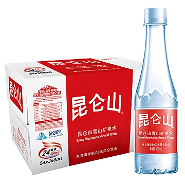 【旗舰店】昆仑山雪山矿泉水350ml*24瓶[3元优惠券]-寻折猪