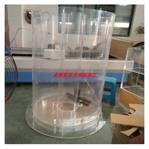 Processing plexiglass tube diameter 500mm water treatment bottom cover valve fish tank bucket acrylic barrel