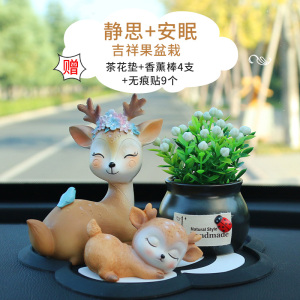 静思+安眠+吉祥果盆栽+茶花垫