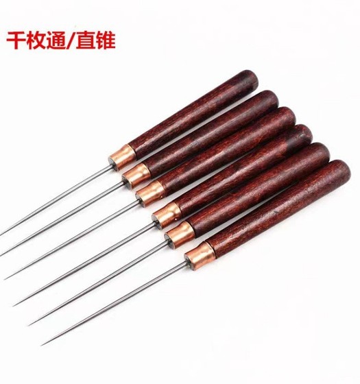 확장 및 얇은 날카로운 원뿔 바늘 바늘 나무 손잡이 awl 펀치 바늘 원뿔 날씬한 바늘 포지셔닝 드릴 핸드 도구 Qianzitong 확장 및 얇은 날카로운 원뿔 바늘 바늘 나무 손잡이 awl 펀치 바늘 원뿔 날씬한 바늘 포지셔닝 드릴 핸드 도구 Qianzitong