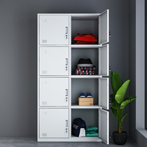 Steel thickened eight-door locker with lock locker Full-set iron cabinet Bathroom locker locker storage bag cabinet
