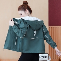 This years popular short coat womens spring and autumn 2022 new small loose all-match fashion casual windbreaker thin