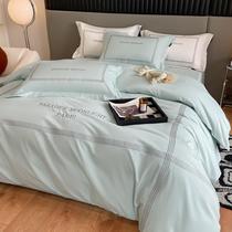 Waterstar Home Textile extravaganza 120 All cotton four pieces of pure cotton minimalist Yoo Spring-autumn naked sleeping bed sheet bedding bedding 4