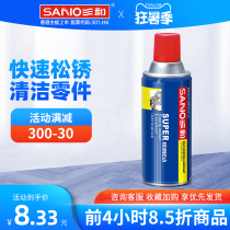 Triple and multifunction pine rust lubricant car electric door window lifting and removing resounding metal rust removing loosening agent