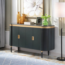 Jiyou home furniture light luxury home Villa living room simple modern dining hall cabinet Italian solid wood partition dining side cabinet