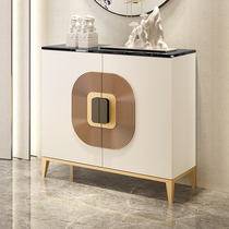 Modern light luxury decoration Entrance cabinet Corridor shoe cabinet now simple home storage Marble restaurant wall cabinet