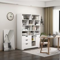 Bookcase bookshelf rack modern minimalist hot selling against the wall living room office simple net red storage cabinet locker