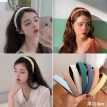 Summer ins new headband non-slip simple net red small fresh hairband face wash hairband wide edge female Korean version