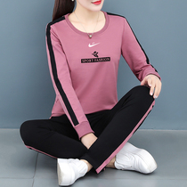 Official Network Official Flagship Store Sports Suit Womens Spring Autumn Season Casual Wear 2022 New Ladies Two sets