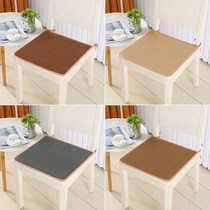 Nordic cartoon summer cushion cool pad Summer office sedentary soft fart pad breathable non-slip ice silk rattan mat cool pad