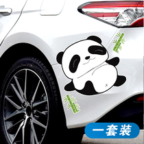 Scratches shielded covered car stickers bumper creative personality waterproof scrape change decoration applid car door stickers