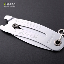 Imported iBrand card gauge Metric inch nut size Tooth thread fast precision measuring instrument tool