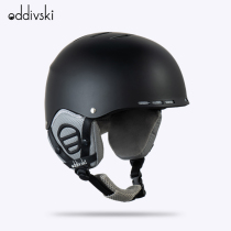 odivski ski helmet men and women single-double ski gear shield warm and security anti-collision snow helmet heads small
