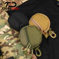 TigerDog tactical camouflage your wallet Outdoor portable sports key bag Army fan male storage bag Waist small hanging bag