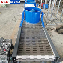Chain Plate Air-dry Conveyor Customised Food Processing Cooling Assembly Line Electric Metal Plate Chain Conveyor Belt Conveyors