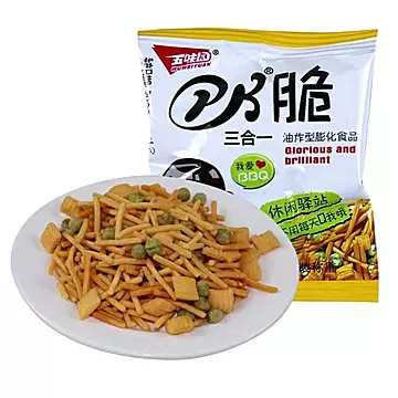 五味园PK脆50包薯条膨化零食虾条零食大礼包[1元优惠券]-寻折猪