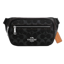 COACH Official Outlet Womens Letter Printed Crossbody Waist Bag Waist Bag CQ186