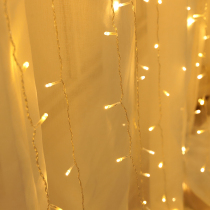 Curtain lights net red room layout ins wind bay window lights starry anchor background decoration shop window lights