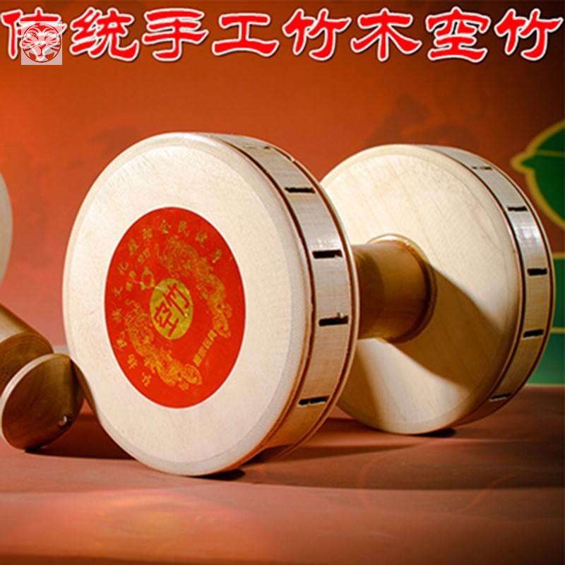 Qianbamboo old fitness empty bamboo monopoly traditional hand - made bamboo single double - head beginning rod line