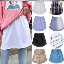 Fake T-shirt Fake Lining Vest Backing Artifact Hairpin Half Fart Curtain Fold Two Women