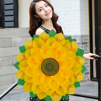 Dance props Sunflower umbrella Games Opening ceremony Opening Entrance Props Flower Gala Performance Show Sun Flower Umbrella