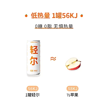 白桃+橘子口味气泡酒330ml*2罐[13元优惠券]-寻折猪