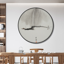 New Chinese Zen No Caring ink decorative painting study wall hanging painting living room entrance background wall original painting