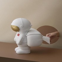 Astronaut tissue box Nordic light luxury creative astronaut tissue box ornaments modern simple home living room coffee table
