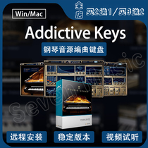add piano sound source arranger keyboard piano soundcolor Addictive Keys package installation compatible win mac