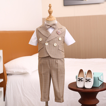 Boy Baby Summer Summer Flower Child Birthday Banquet Owner Short