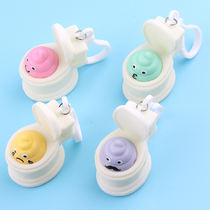 New peculiar creative adult evil to get a whole demagogic gift poo toilet to decompress a small toy key button children knead and knead