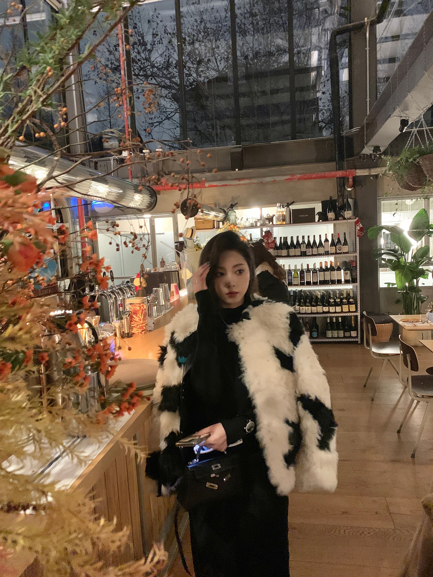 现货momoshero新款设计感全羊毛修身显瘦半高领打底针织衫女