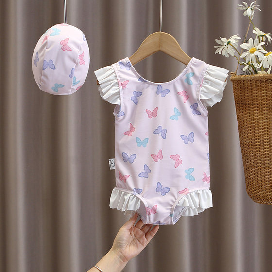Little girl's summer clothing new one-piece swimsuit design butterfly swimsuit fashionable sweet beach vacation surfing suit
Little girl's summer clothing new one-piece swimsuit design butterfly swimsuit fashionable sweet beach vacation surfing suit