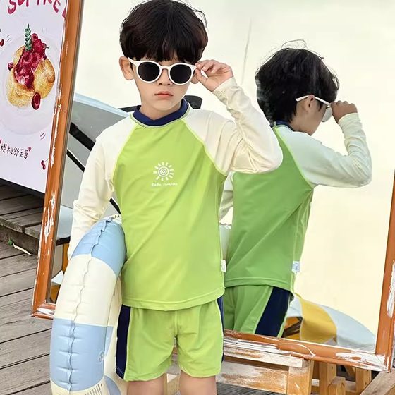 Boys Swimsuit 2025 New Swimsuit Children Split Sun Protection Swimsuit Trousers Boy Sports Swimsuit Two-Piece Set
Boys Swimsuit 2025 New Swimsuit Children Split Sun Protection Swimsuit Trousers Boy Sports Swimsuit Two-Piece Set